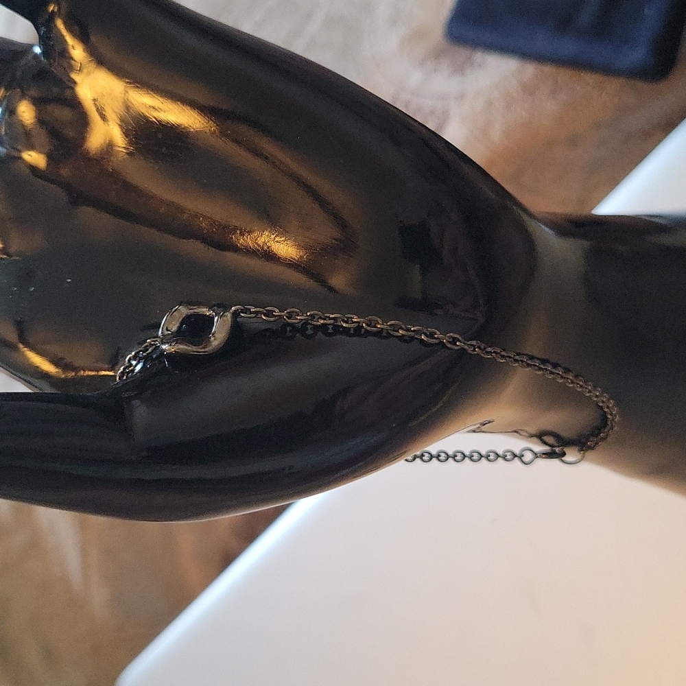 Ippolita Black Chain Bracelet, new 7.5  inches - Picture 4 of 5